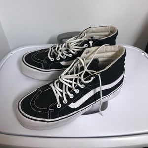 High top platform Vans